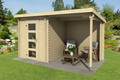 Förråd Jelle 370 x 175 cm 2,87 + 3,26 m² Lasita Maja